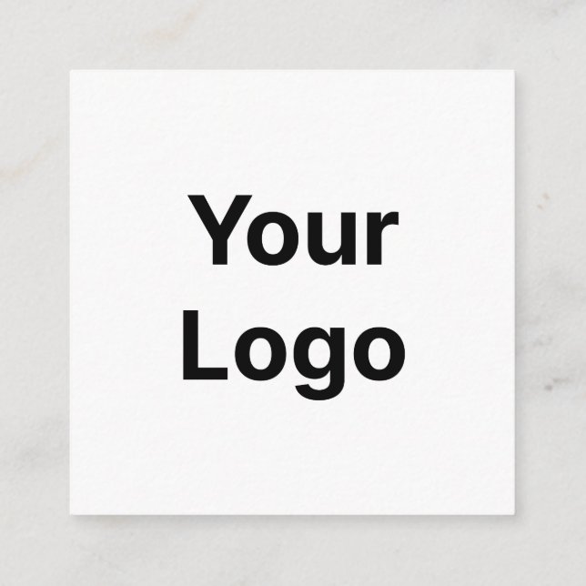 Affärskort för anpassade med QR-kod Fyrkantigt Visitkort (Baksida)