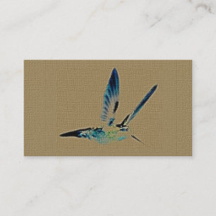 Affärskort för Anpassadet Hummingbird Kung Visitkort