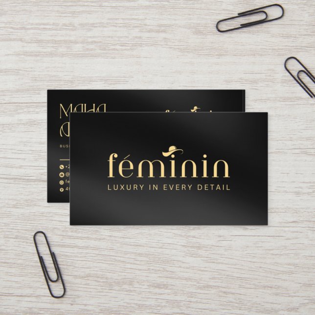 Affärskort för Anpassningsbar av elegant Visitkort (Fram/Back In Situ)