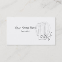 Affärskort för Anpassningsbar av Executive Chef