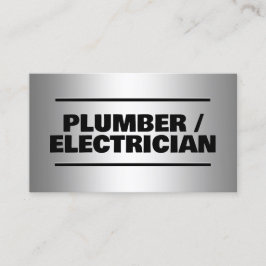 Affärskort för Anpassningsbar av rörmokare/elhandl Visitkort