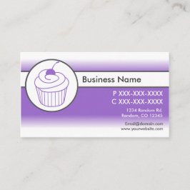 affärskort för anpassningsbar av vita tonkakor för visitkort