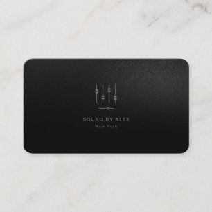 Affärskort för Anpassningsbar för Audio Ingenjör Visitkort