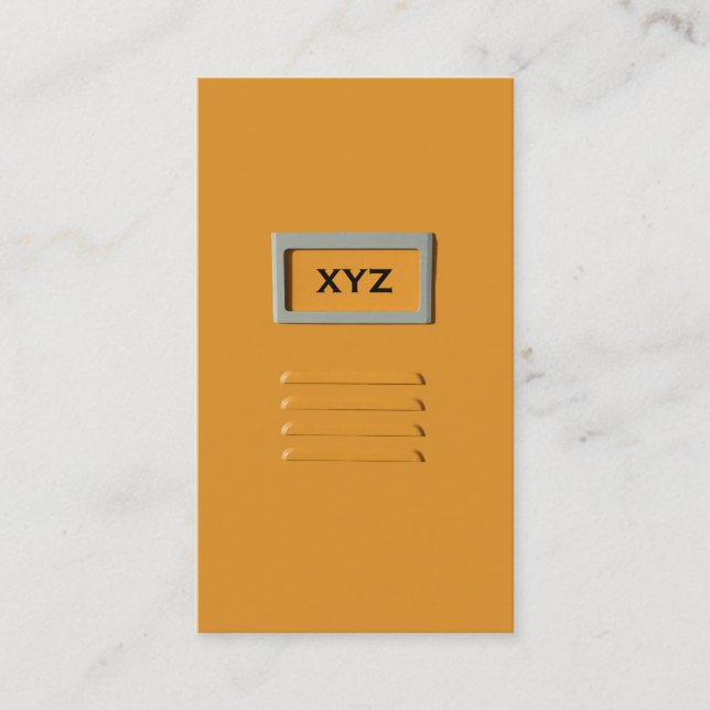 Affärskort för anpassningsbarna Filskåp Visitkort (Framsida)