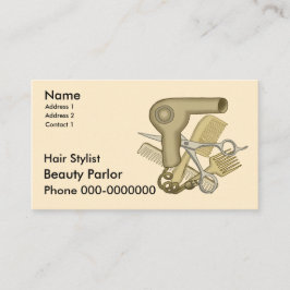 Affärskort för användarnamn för Beautiker Tidsbeställning Kort