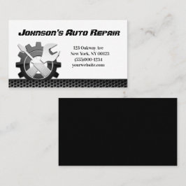 Affärskort för automatisk reparationstjänst för bi visitkort