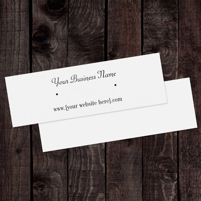 Affärskort för avläsning av smala litet visitkort (Skapare uppladdad)