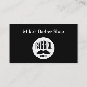 Affärskort för barber Shop Visitkort
