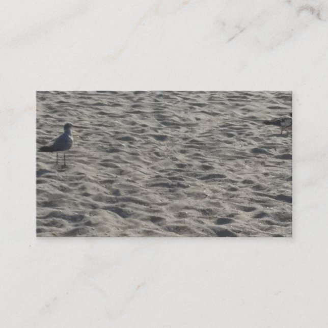 Affärskort för Beach Sand Visitkort (Framsida)