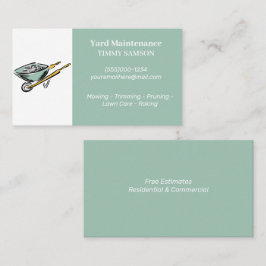 Affärskort för bevarande av landskapsvarv visitkort