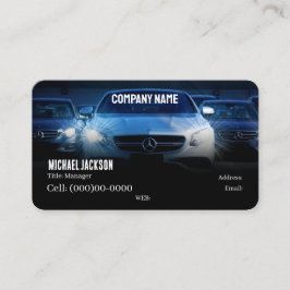 AFFÄRSKORT för bilförsäljning, bilförsäljning, bil Visitkort