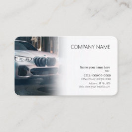 affärskort för bilmall visitkort