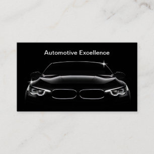 Affärskort för Black Core Automotive Visitkort