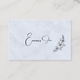 Affärskort för blommigtens utformning visitkort