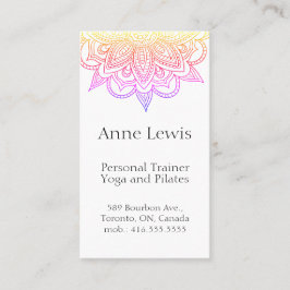 Affärskort för Bright Färgad, enkelt anpassade Visitkort