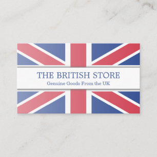 Affärskort för brittiskt/brittiskt Anpassade Visitkort