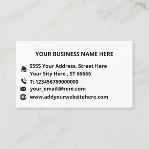 Affärskort för Business Logotyp Namn Info Professi Visitkort