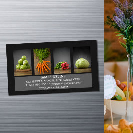 Affärskort för Catering av modern Elegant Magnetiska Visitkort