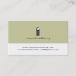Affärskort för catering visitkort