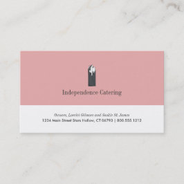 Affärskort för catering visitkort