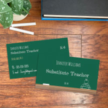 Affärskort för Chalkboard Supportant Lacher