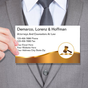 Affärskort för Classy Attorney Visitkort
