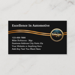 Affärskort för Classy Automotive Services Visitkort