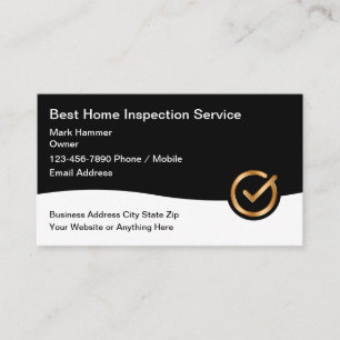 Affärskort för Classy Home Inspection Services Visitkort
