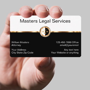Affärskort för Classy Legal Services Attorney Visitkort
