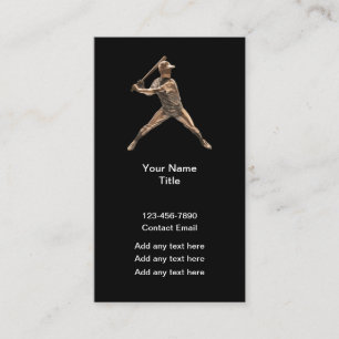 Affärskort för coola Baseball-sport tema Visitkort