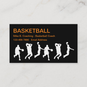 Affärskort för coola Basketball Coach Visitkort
