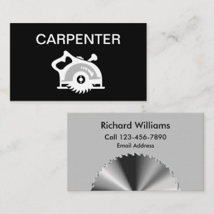 Affärskort för coola Carpenter-entreprenör Visitkort