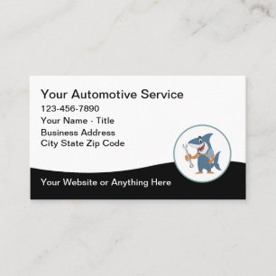 Affärskort för Coolan Automotive Services Visitkort