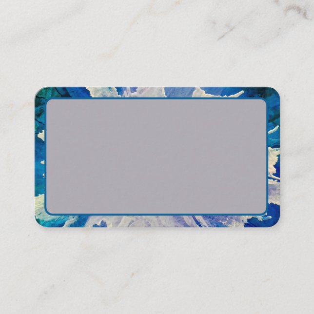 affärskort för Daisy av anpassadets abstrakt Visitkort (Framsida)