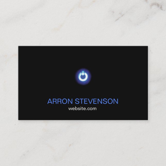 Affärskort för datorreparationstekniker visitkort (Framsida)