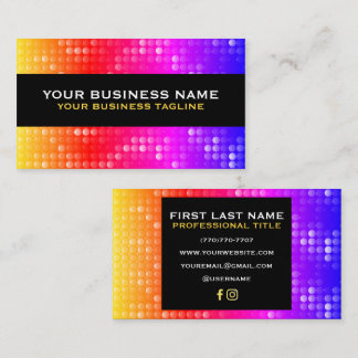 Affärskort för det moderna Kreativet Visitkort