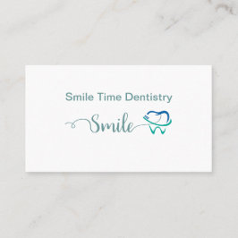 Affärskort för det moderna Trendiget Dentist Offic Visitkort