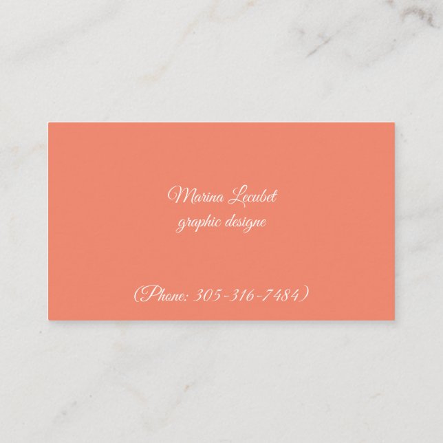 Affärskort för digital design visitkort (Baksida)