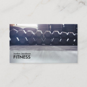 Affärskort för Dumbbells Fitness Visitkort