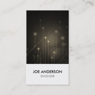 Affärskort för elektroniska ingenjör-kretsar visitkort
