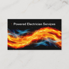 Affärskort för elenergi visitkort