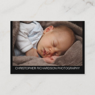 Affärskort för enkel fotografi och Elegant Visitkort