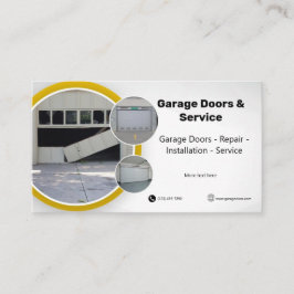 Affärskort för enkel Garage-dörr Visitkort