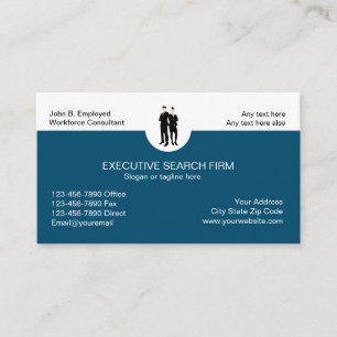 Affärskort för Executive Search Visitkort