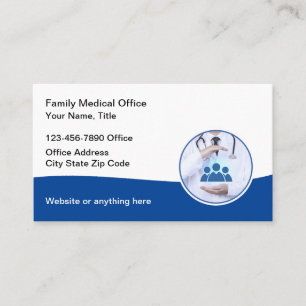 Affärskort för Family Physician Medical Office Visitkort