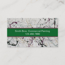 Affärskort för färgstark Abstrakt Platter för måln Visitkort