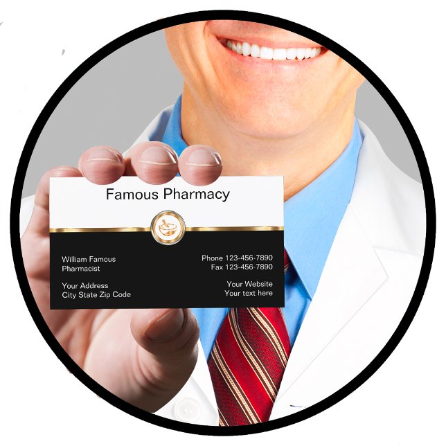 Affärskort för farmaceutiska specialiteter visitkort (Skapare uppladdad)