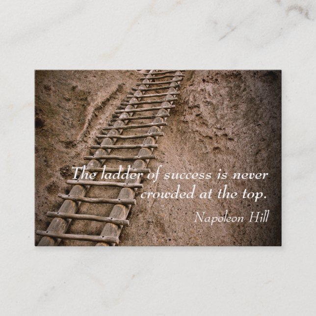 Affärskort för fastställande av lyckade resultat visitkort (Framsida)