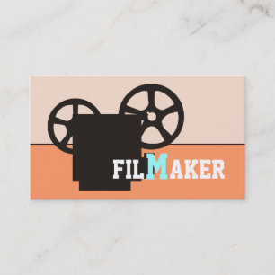 Affärskort för filmproducent/regissörer/filmproduc visitkort
