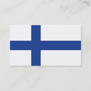 Affärskort för finsk Flagga Visitkort